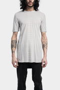11 by Boris Bidjan Saberi | TS5 - T-shirt, Light grey / Binary Code