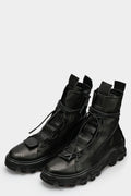 Puro | AW24 - Lightweight laced calf leather zip boots, STEP OUT