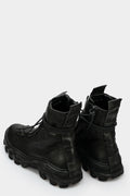 Puro | AW24 - Lightweight laced calf leather zip boots, STEP OUT