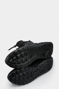 Puro | Front zip high top leather sneakers