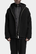 Andrea Ya'Aqov | AW25 - Oversized down lined hooded jacket, 25MTEM19