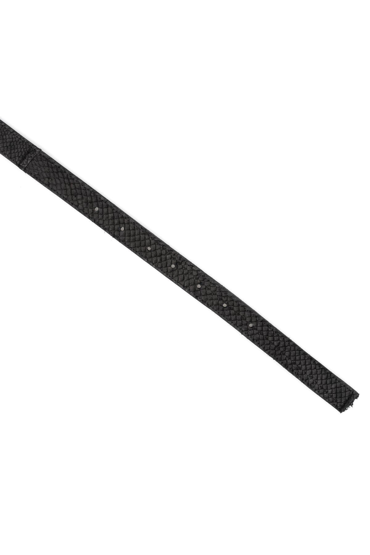 Salmon lined leather belt