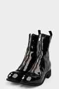 Guidi PL2 LTXB - Front zip high top boots, Black Latex