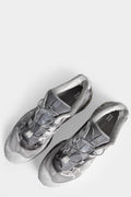 11 BBS x Salomon | BAMBA 5 - Object dyed low top sneakers, Light grey