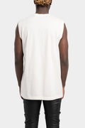 Julius_7 | SS25 - Sleeveless T-Shirt, Off White / Print
