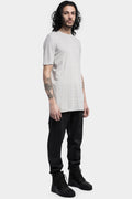 11 by Boris Bidjan Saberi | TS5 - T-shirt, Light grey / Binary Code