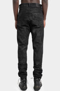 Regular cut jeans, Dirty leather