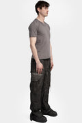 Blackmerle | SS25 - I01 Double neck tee, Gravel grey