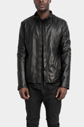 Daniele Basta | SS25 - "Sassa" Mandarin collar leather jacket