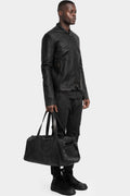 Daniele Basta | AW25 - Large leather duffle bag, CROP GR
