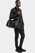Daniele Basta | AW25 - Large leather duffle bag, CROP GR