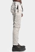 External seams jeans, Dirt white