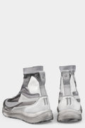 BAMBA2 - Object dyed high top sneakers, Light grey