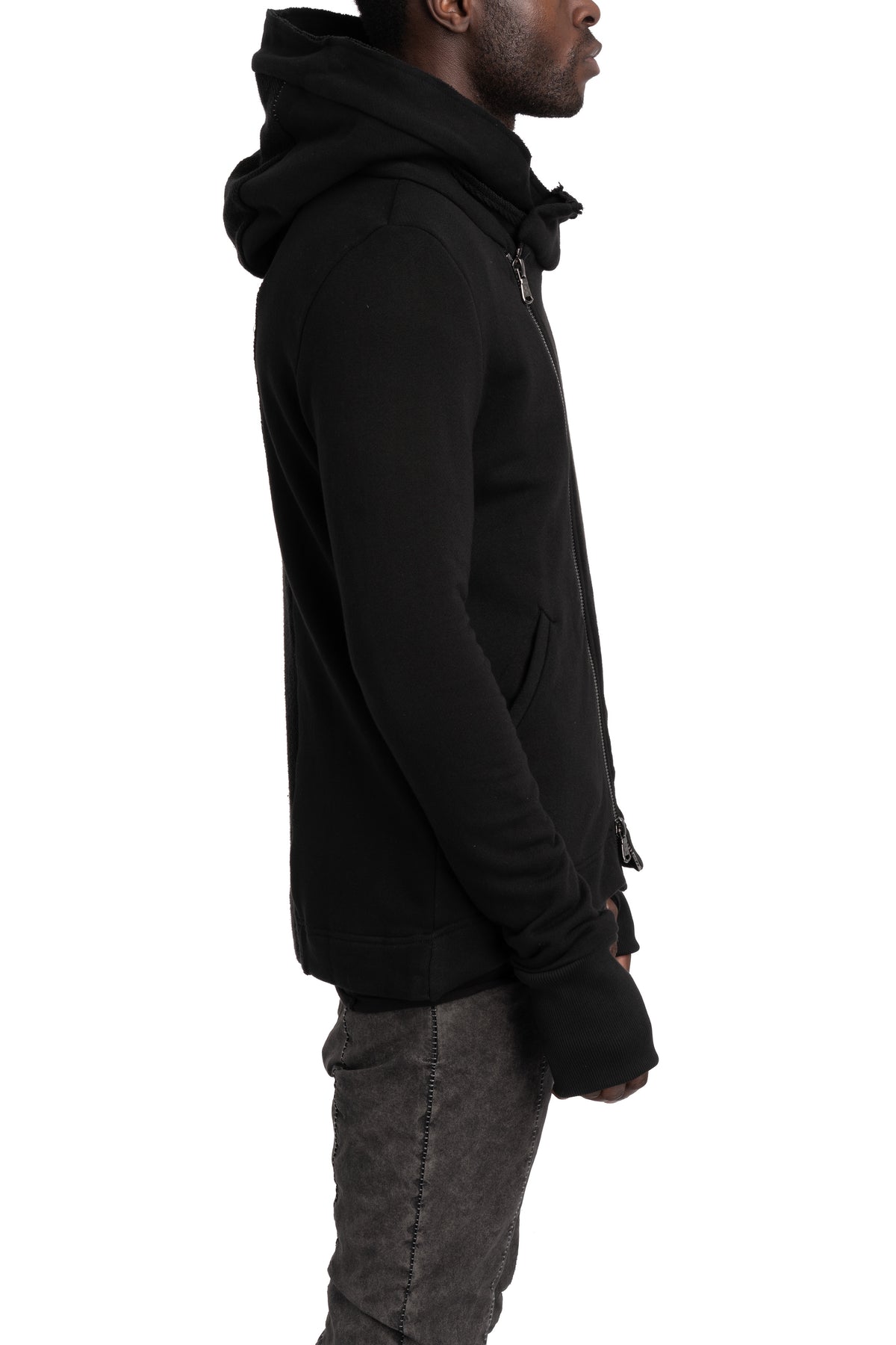MD75 | SS26 - Hooded zip up sweater, MD13280