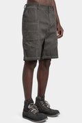 MD75 | SS25 - Woven cotton shorts, Antra resin, MD12286