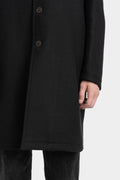 La Haine Inside Us | AW25 - Buttoned wool blend coat - LM238