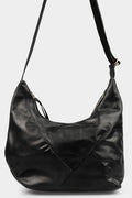 Werkschwarz | AW25 - Reversed leather shoulder bag WERK 42P