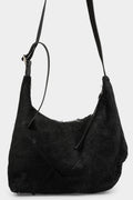 Werkschwarz | AW25 - Reversed leather shoulder bag WERK 42G