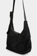 Werkschwarz | AW25 - Reversed leather shoulder bag WERK 42G