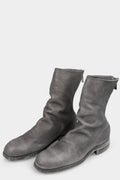 Back zip leather boots | 988ZX