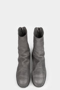 Back zip leather boots | 988ZX