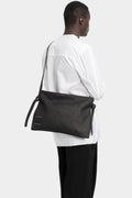 Daniele Basta | AW25 - Stapled leather shoulder bag, MORE