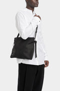 Daniele Basta | AW25 - Stapled leather shoulder bag, MORE
