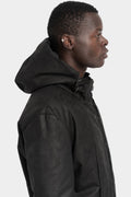 Daniele Basta | AW25 - Padded leather jacket, CORSO LONG RGRP