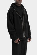 Andrea Ya'Aqov | AW25 - Oversized cashmere zip hoodie, 25MCASH29