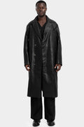 Professor.E | AW25 - Long textured leather coat, 25FW-PE-ACC-05