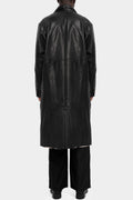 Professor.E | AW25 - Long textured leather coat, 25FW-PE-ACC-05