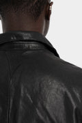 Professor.E | AW25 - Long textured leather coat, 25FW-PE-ACC-05