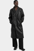 Professor.E | AW25 - Long textured leather coat, 25FW-PE-ACC-05