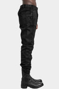 MD75 | AW25 - Stretch cotton pants, Leather effect MD12168