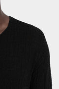 MD75 | AW25 - Twisted wool knitted sweater, MD12118
