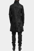 MD75 | AW25 - Wool cashmere brush stroke treated coat, MD12173