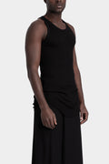 Julius_7 | AW25 - Cotton silk rib tank top, 917CUM24