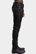 MD75 | AW25 - Regular fit scar-stitch detail jeans, Sandpaper MD12172