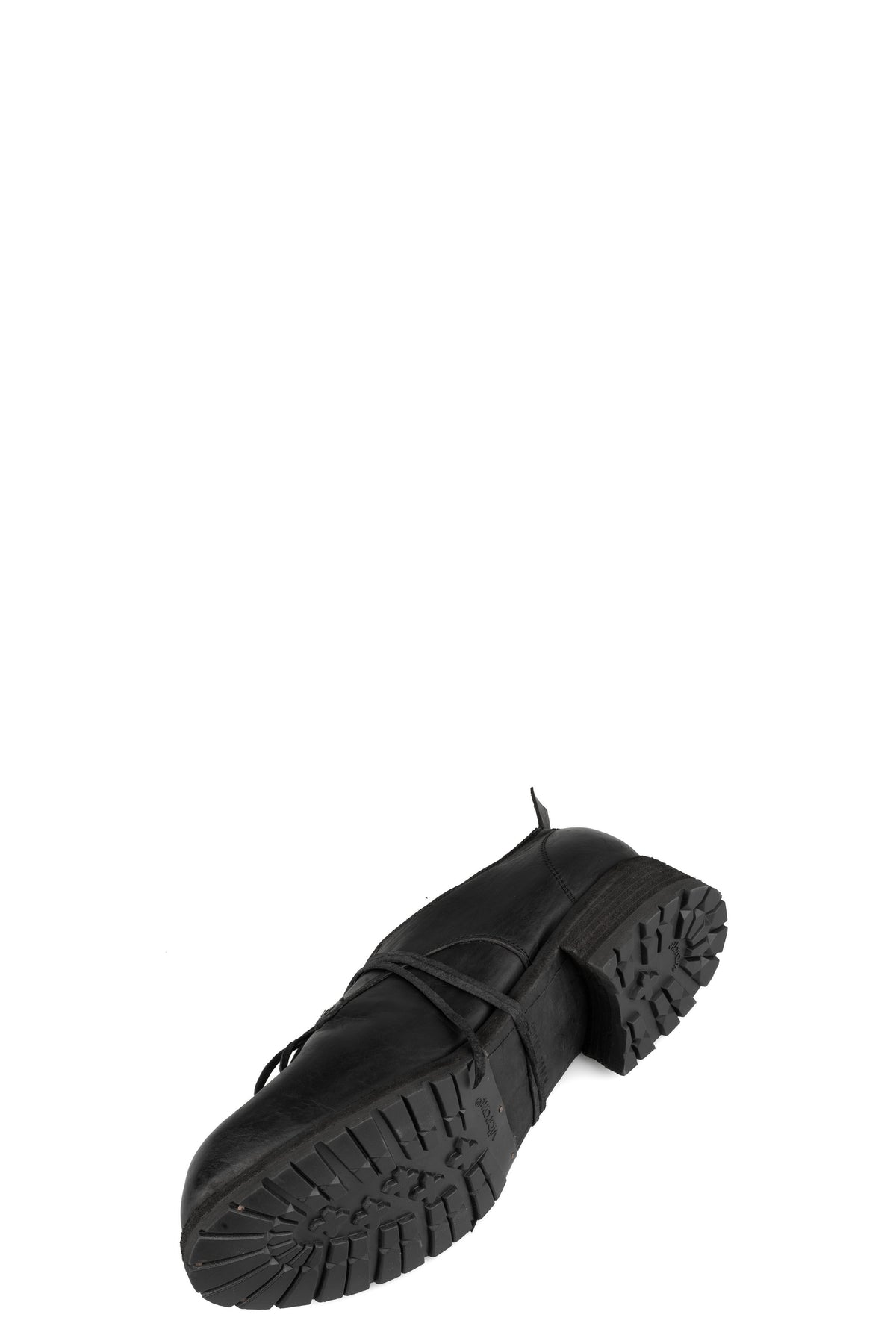 Laced derby shoes | PLM01B / Black stitching