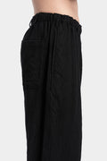 Y’s Yohji Yamamoto | AW25 - Wool serge pull-on pants, ML-P90-143