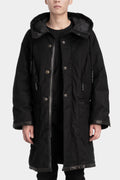 69 by Isaac Sellam | AW25 - High neck zip up padded coat, BIG PARKA ARMURE