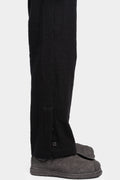 Blackmerle | AW25 - Wool blend Split trousers, Black 252-B02-007