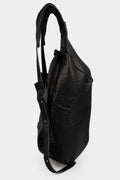 Isaac Sellam | AW25- Large bonded leather backpack, CAMBBRIOLEUR