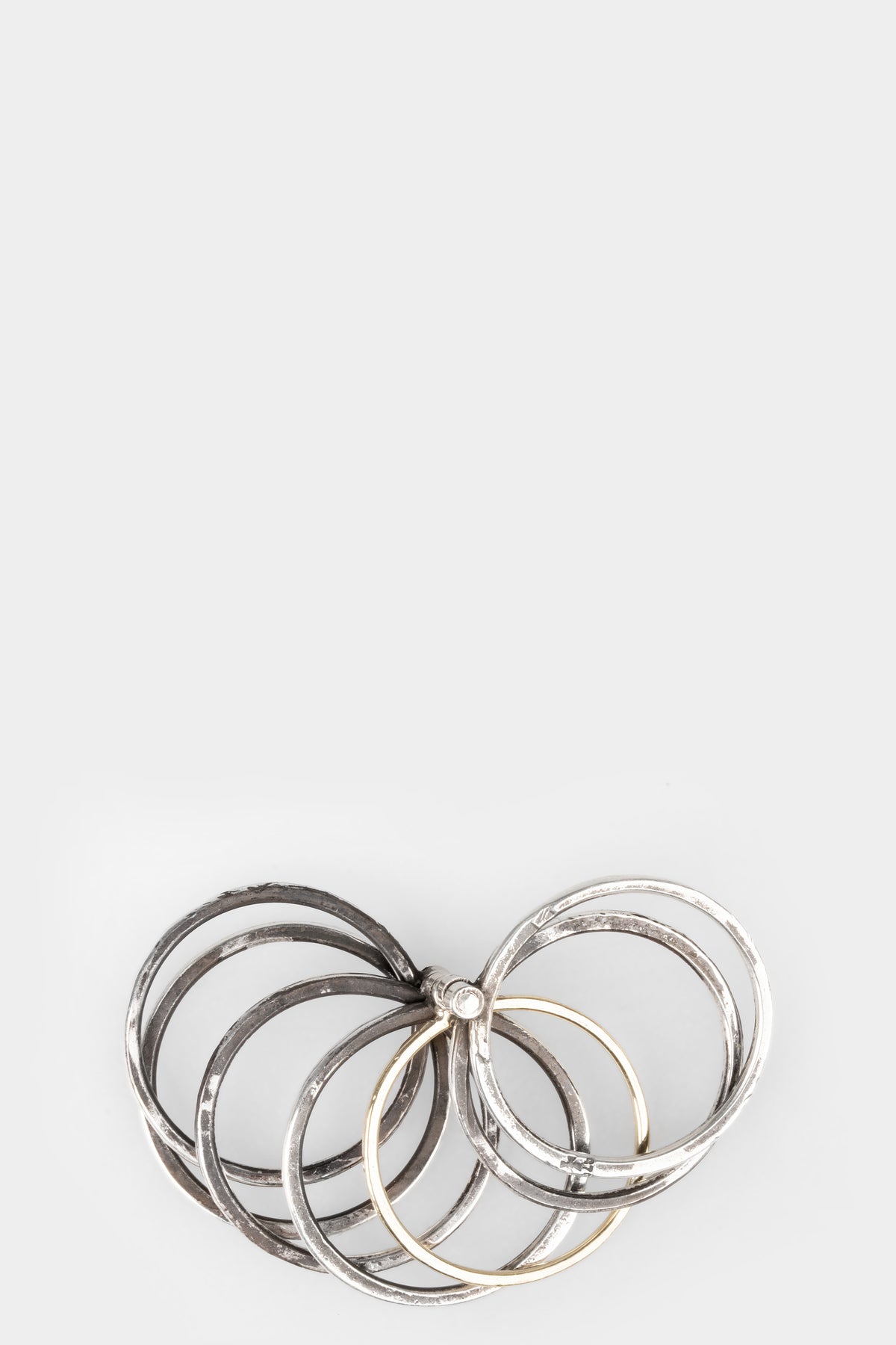 Crankshaft ring silver & gold