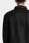 Professor. E | " Forgotten materials" Leather shirt 25FW-PE-FM-14