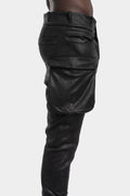 Never Enough | AW25 - Vegan leather cargo pants, MPA078