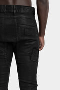D-Hygen | AW25 - Coated denim pants, ST107-0325A