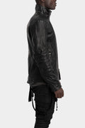 D.Hygen | AW25 - Hooded leather jacket, ST105-0225A