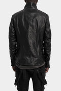 D.Hygen | AW25 - Hooded leather jacket, ST105-0225A