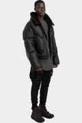 Isaac Sellam | AW25 - Hooded down bomber jacket, EQUIVOQUE